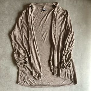 Open front sweater